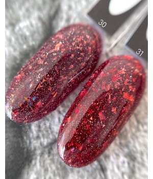 Гель-лак Saga Fiery gel №31, 8 мл TPO free